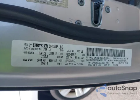 2013 Jeep Patriot Latitude из США, поврежденный, VIN 1C4NJRFB6DD279923